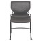 Flash Furniture Gray Plastic Stack Chair, PK5 5-RUT-438-GY-GG - alternate 4